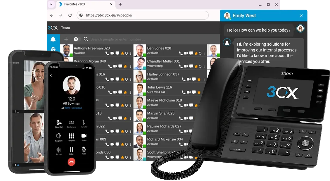 3CX AI Phone System